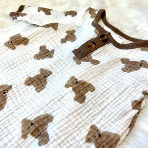Beary Cozy, Button, Onesie
